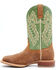 Image #4 - Cody James Men's Xtreme Xero Gravity Heritage Western Performance Boots - Broad Square Toe, Green, hi-res