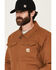 Image #2 - Carhartt Men's Rugged Flex Relaxed Fit Duck Shell Jacket, Brown, hi-res