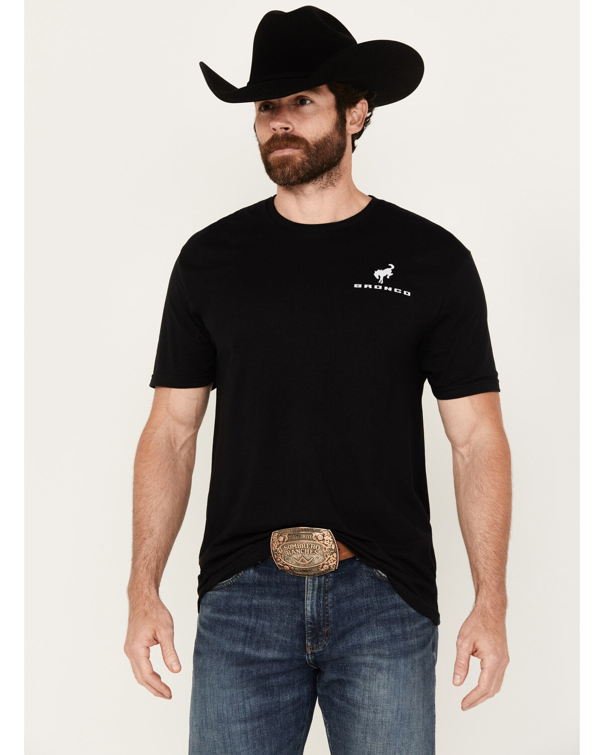 Image #1 - Buckwear Men's Bronco Trail Buster Short Sleeve Graphic T-Shirt, , hi-res