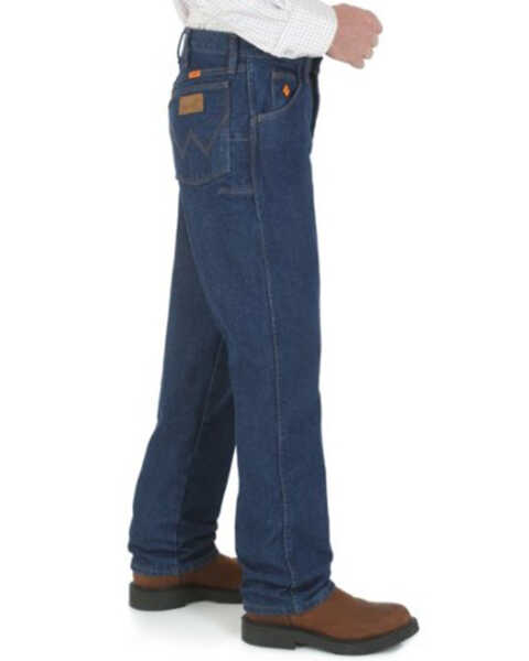 Image #3 - Wrangler Men's FR Relaxed Fit Work Jeans - Big , Blue, hi-res