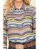 Ariat Women's R.E.A.L. Sunset Beauty Long Sleeve Western Shirt, Blue, hi-res