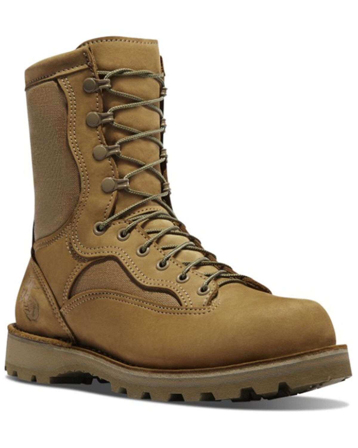 Image #1 - Danner Men's Marine Expeditionary Duty Boots - Soft Toe, Tan, hi-res