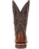 Image #5 - Durango Men's Brown Exotic Full-Quill Ostrich Western Boots - Square Toe, Dark Brown, hi-res