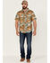 Image #2 - Brixton Men's Charter Camo Print Utility Button Down Western Shirt, Camouflage, hi-res