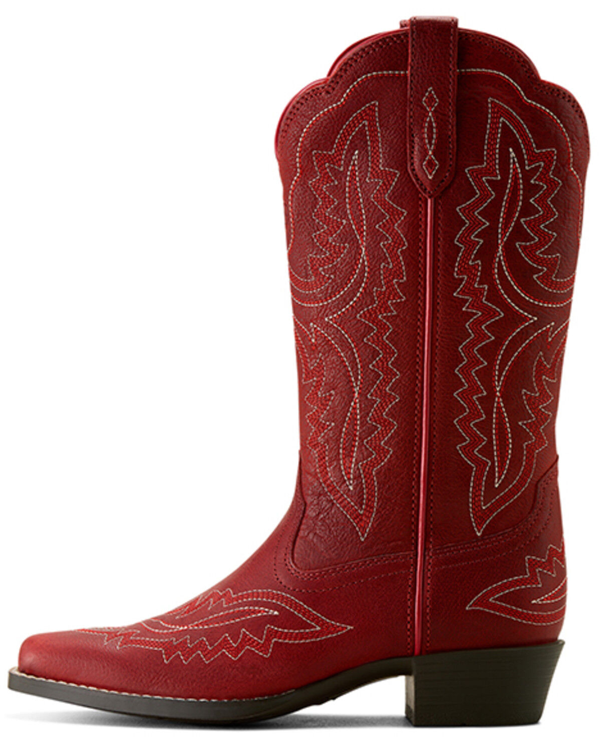 Image #2 - Ariat Girls' Casanova Western Boots - Snip Toe, Red, hi-res