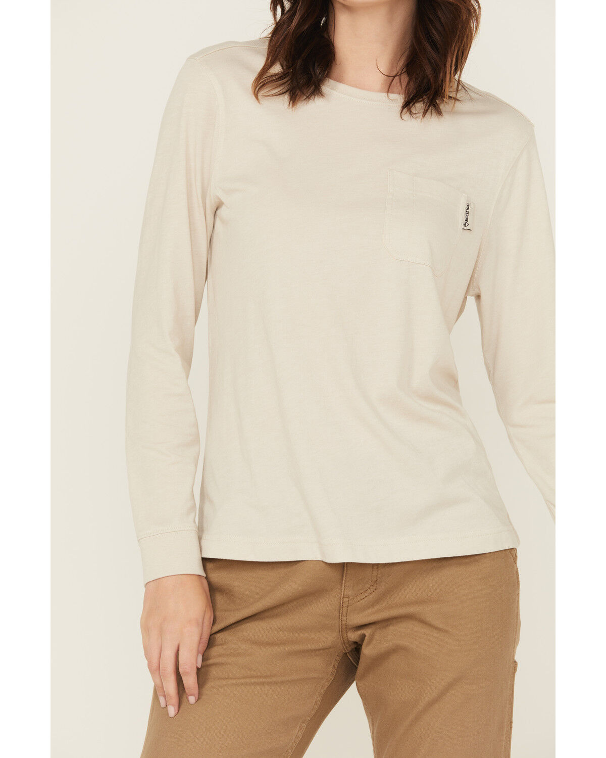 Image #3 - Wolverine Women's Classic Long Sleeve Pocket Work Tee, , hi-res