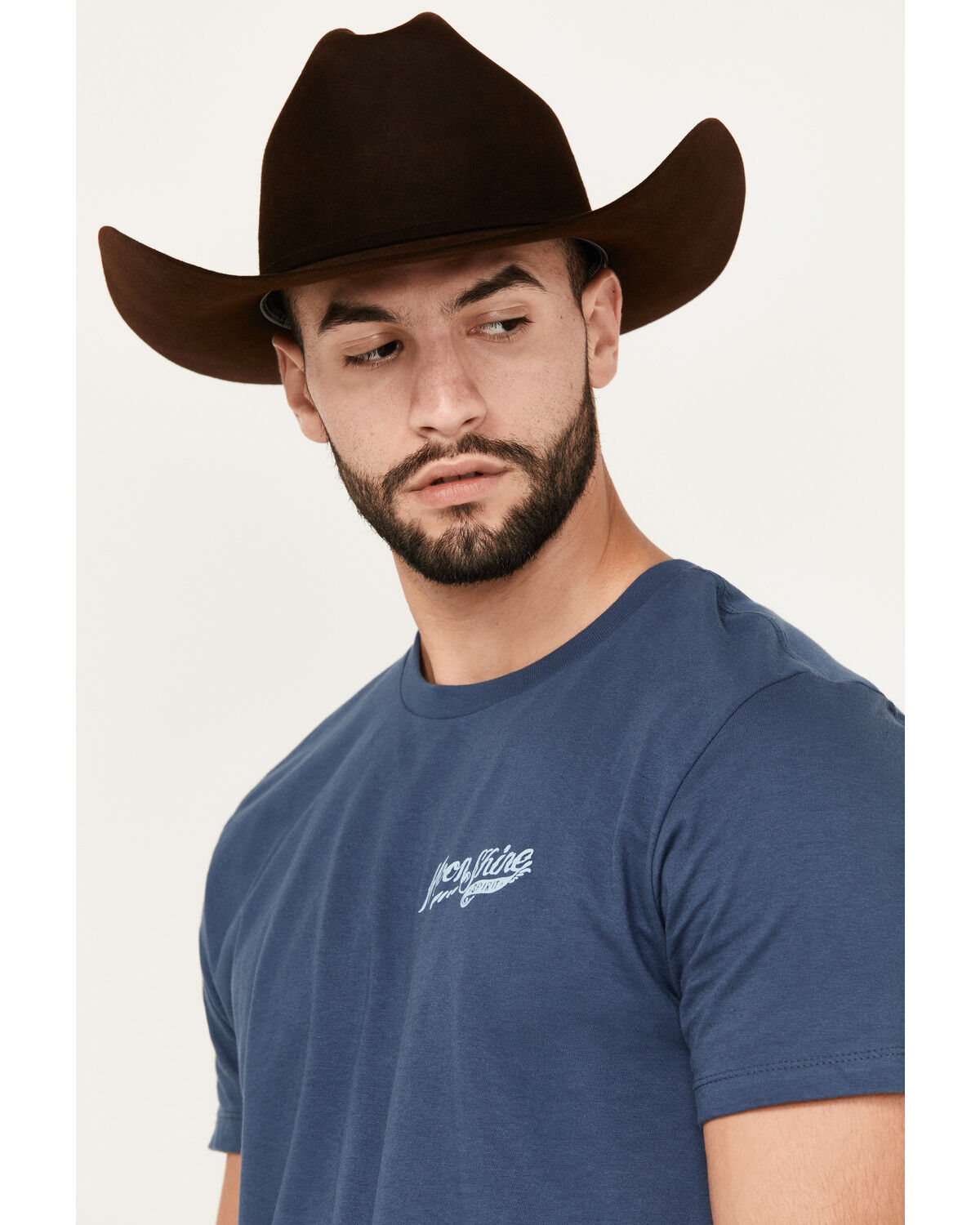 Image #3 - Moonshine Spirit Men's Vaya Con DIos Short Sleeve Graphic T-Shirt, Blue, hi-res