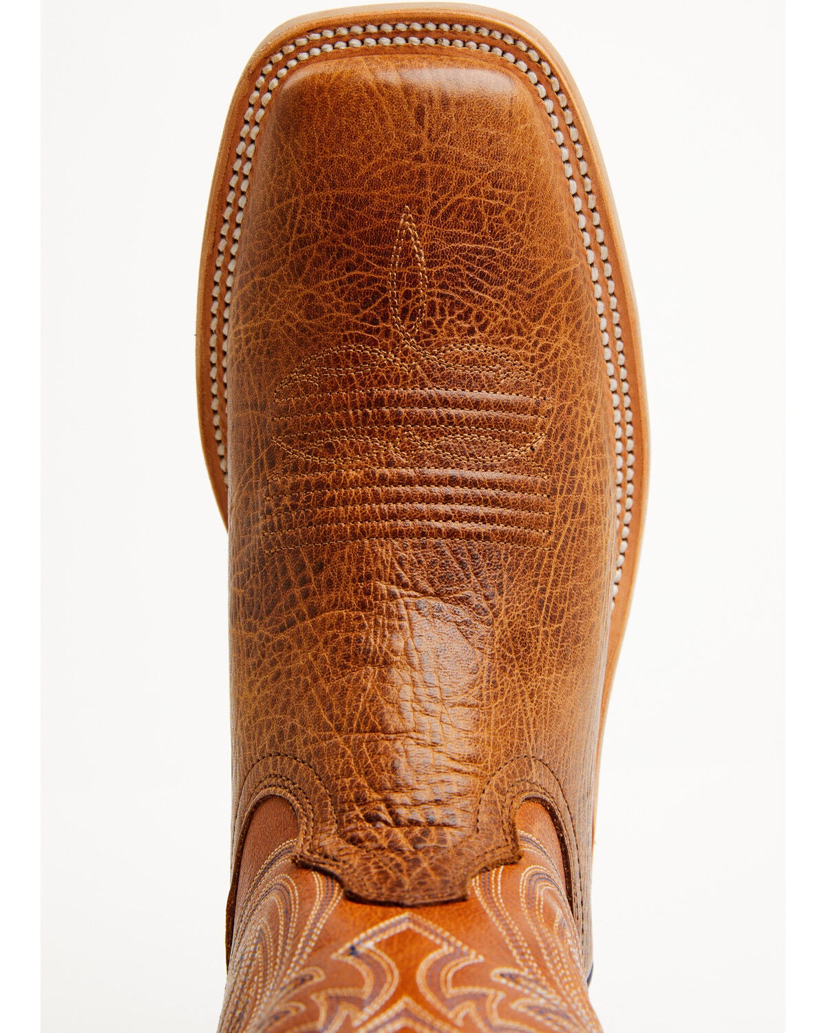 Image #6 - Ariat Men's HIghland Toughstock Performance Western Boots - Broad Square Toe, Brown, hi-res