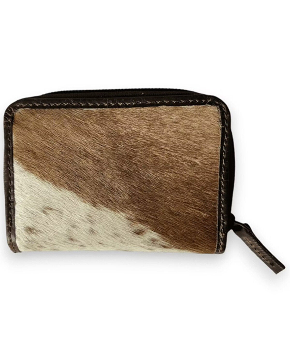 Ranch Junkie Women's Highlands Cowhide Wallet, Dark Brown, hi-res