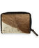 Image #1 - Ranch Junkie Women's Highlands Cowhide Wallet, Dark Brown, hi-res