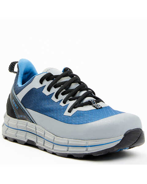 Hawx Men's Trail Work Shoes - Composite Toe, Blue, hi-res