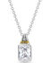 Montana Silversmiths Women's Two Tone Brilliance Necklace, Silver, hi-res