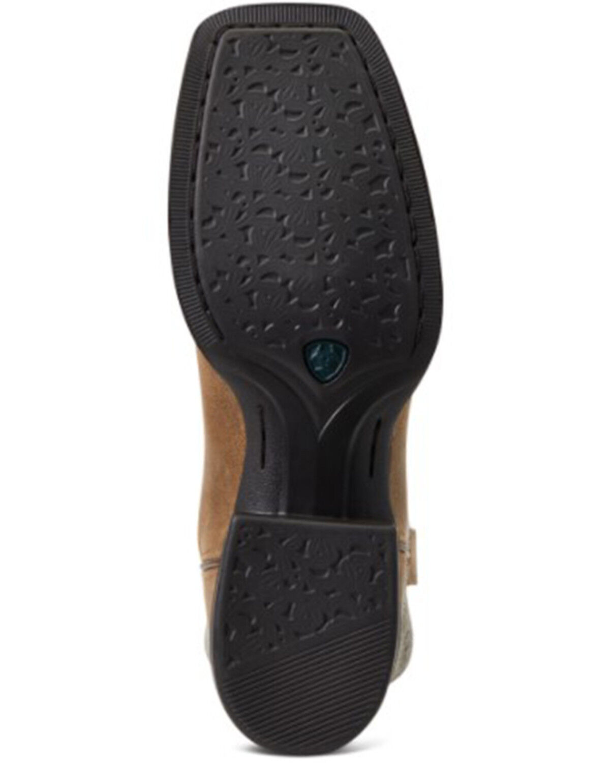 Image #5 - Ariat Women's Round Up Western Performance Boots - Broad Square Toe, Brown, hi-res
