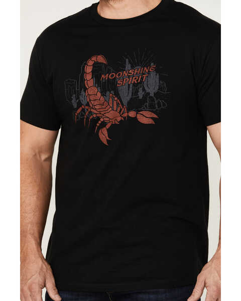 Image #3 - Moonshine Spirit Men's Sting Desert Graphic T-Shirt , Black, hi-res
