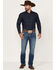 Image #1 - Ariat Men's M4 Marshall Walden Medium Wash Stretch Realxed Straight Jeans, Blue, hi-res