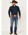 Image #1 - Ariat Men's M4 Marshall Walden Medium Wash Stretch Realxed Straight Jeans , Blue, hi-res