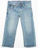 Image #1 - Cody James Toddler-Boys' Crupper Light Wash Mid Rise Stretch Slim Straight Jeans, Blue, hi-res