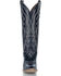 Image #3 - Circle G Women's Embroidered Tall Western Boots - Snip Toe, Dark Blue, hi-res