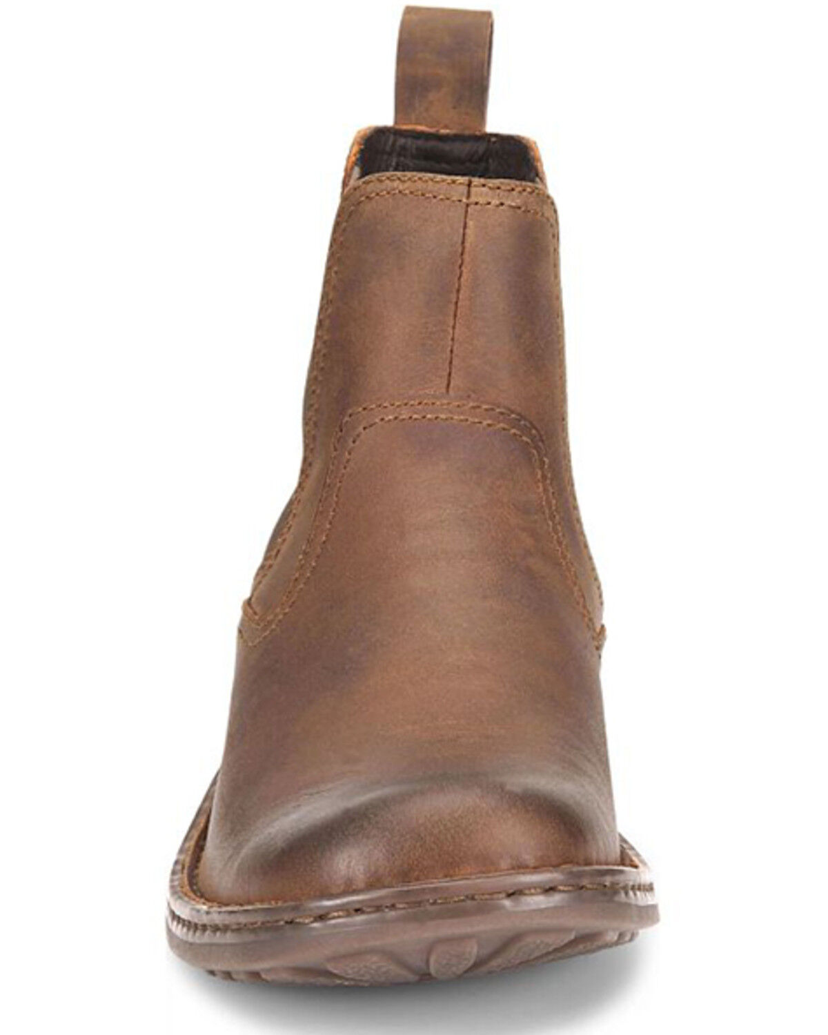 Image #4 - Born Men's Hemlock Chelsea Boots - Broad Square Toe, Brown, hi-res