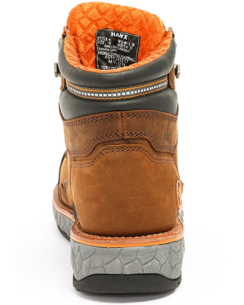 Hawx Men's Legion Work Boots - Composite Toe, Brown, hi-res