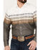 Image #3 - Roper Men's Vintage Border Long Sleeve Western Snap Shirt, Grey, hi-res