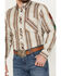 Image #3 - Cowboy Hardware Men's Mexico Gradient Plaid Print Long Sleeve Button Down Western Shirt , Brown, hi-res