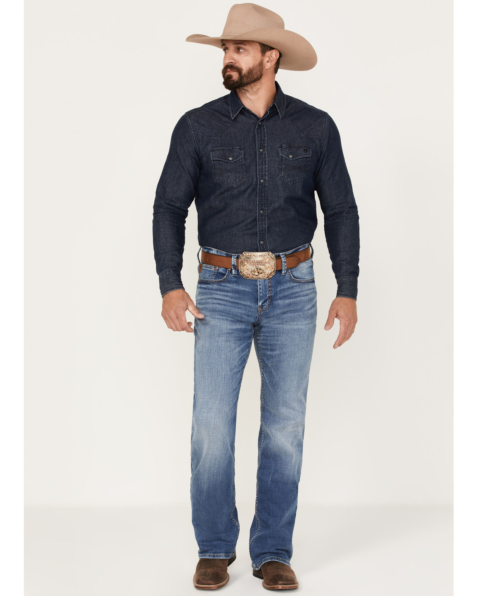 Mens slim clearance bootcut stretch jeans