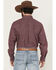 Image #4 - Cinch Men's Floral Print Long Sleeve Button-Down Western Shirt, Purple, hi-res