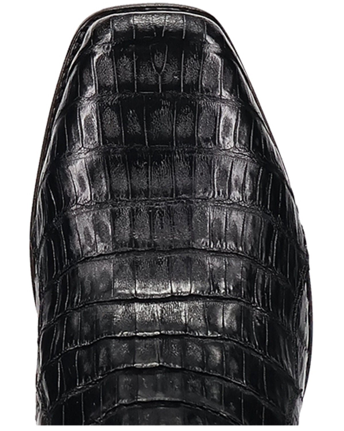Image #6 - Dan Post Men's Zandor Exotic Caiman Western Boots - Square Toe, Black, hi-res