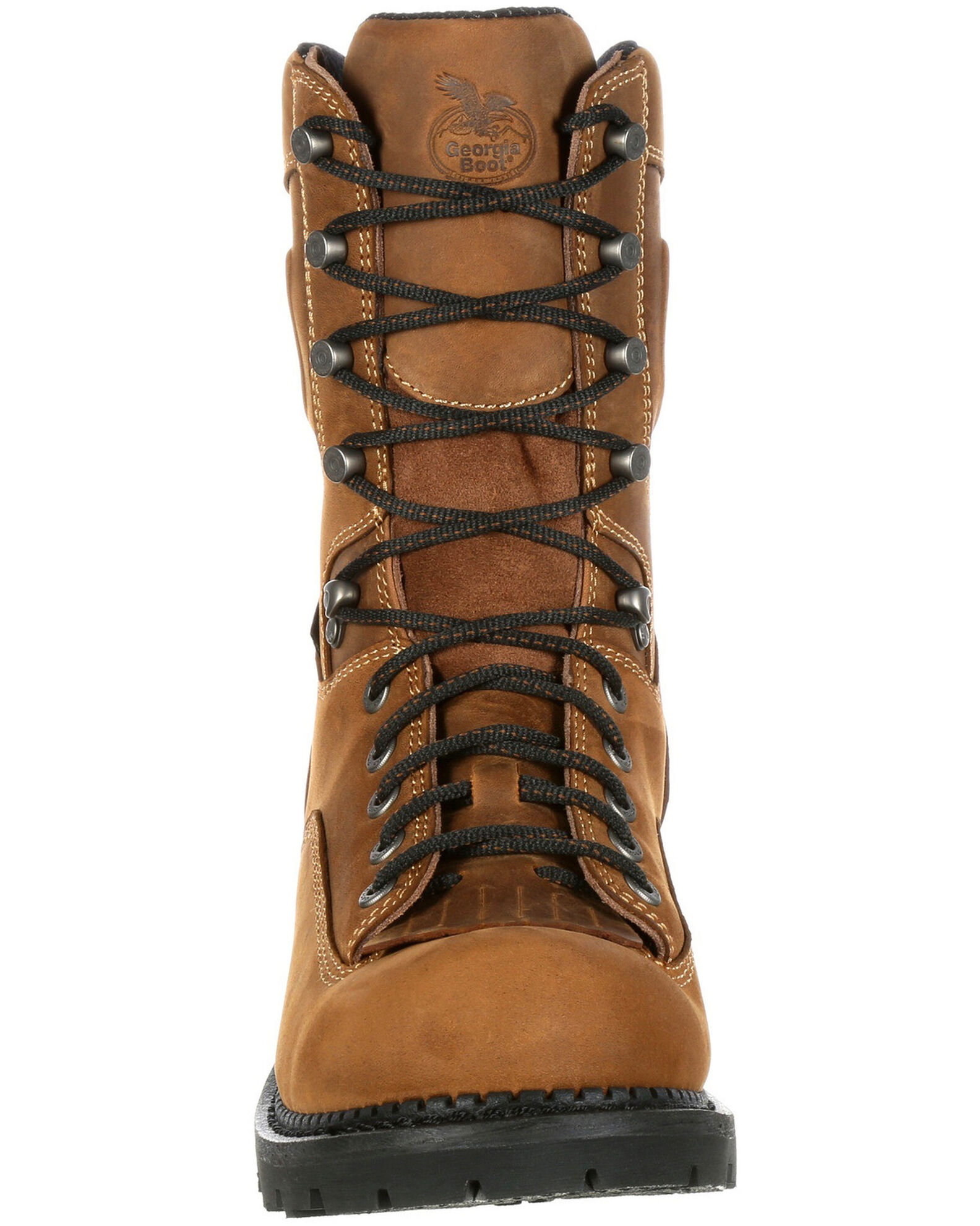 Image #5 - Georgia Boot Men's Comfort Core Waterproof Logger Boots - Composite Toe, Brown, hi-res