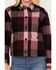 Image #3 - Idyllwind Women's Plaid Print Pocket Days Shacket, Mauve, hi-res