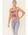 Cut & Paste Women's Party Like It's 1776 Graphic Tank Top, Red, hi-res