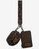 Image #1 - Wrangler Leopard Print Dual Pouch Wristlet, Coffee, hi-res