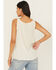 Image #4 - A.T.A.P Women's Fringe Front Tank, Ivory, hi-res