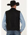 Image #5 - Powder River Outfitters Men's Black Wool Montana Vest , Black, hi-res