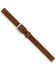 Tony Lama Men's Basic Double Stitch Belt, Brown, hi-res