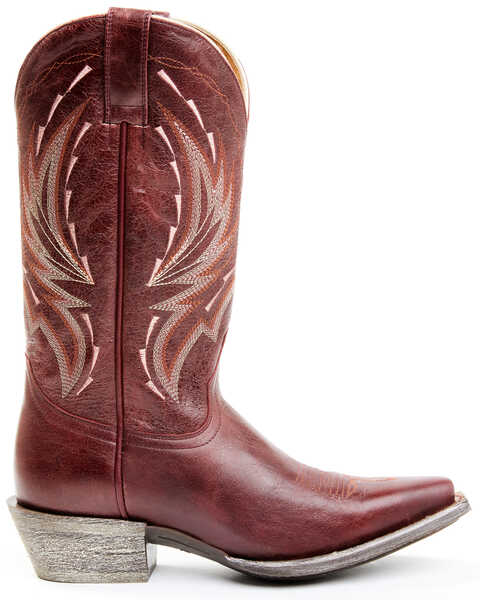 Image #2 - Shyanne Women's Ruby Western Boots - Square Toe, Red, hi-res