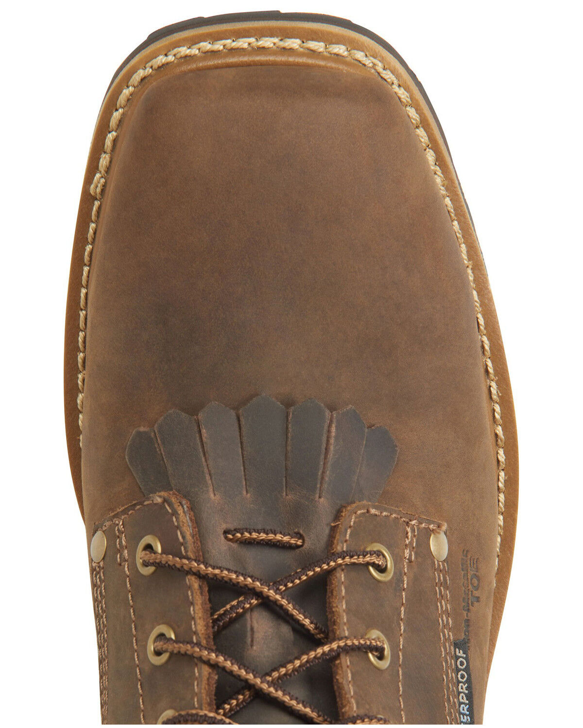 Image #5 - Carolina Men's Coppice Waterproof Logger Boots - Composite Toe, Brown, hi-res