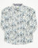 Image #1 - Cody James Toddler Boys' Rodeo Runway Paisley Print Long Sleeve Snap Western Shirt, Blue, hi-res