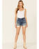 Image #1 - Rolla's Women's Margot Duster Shorts, Blue, hi-res