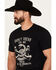 Image #2 - Cody James Men's Snake Bones Short Sleeve Graphic T-Shirt, Black, hi-res