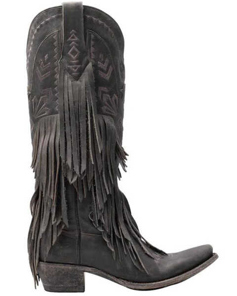 Junk Gypsy by Lane Women's Thunderbird Western Boots - Snip Toe, Black, hi-res