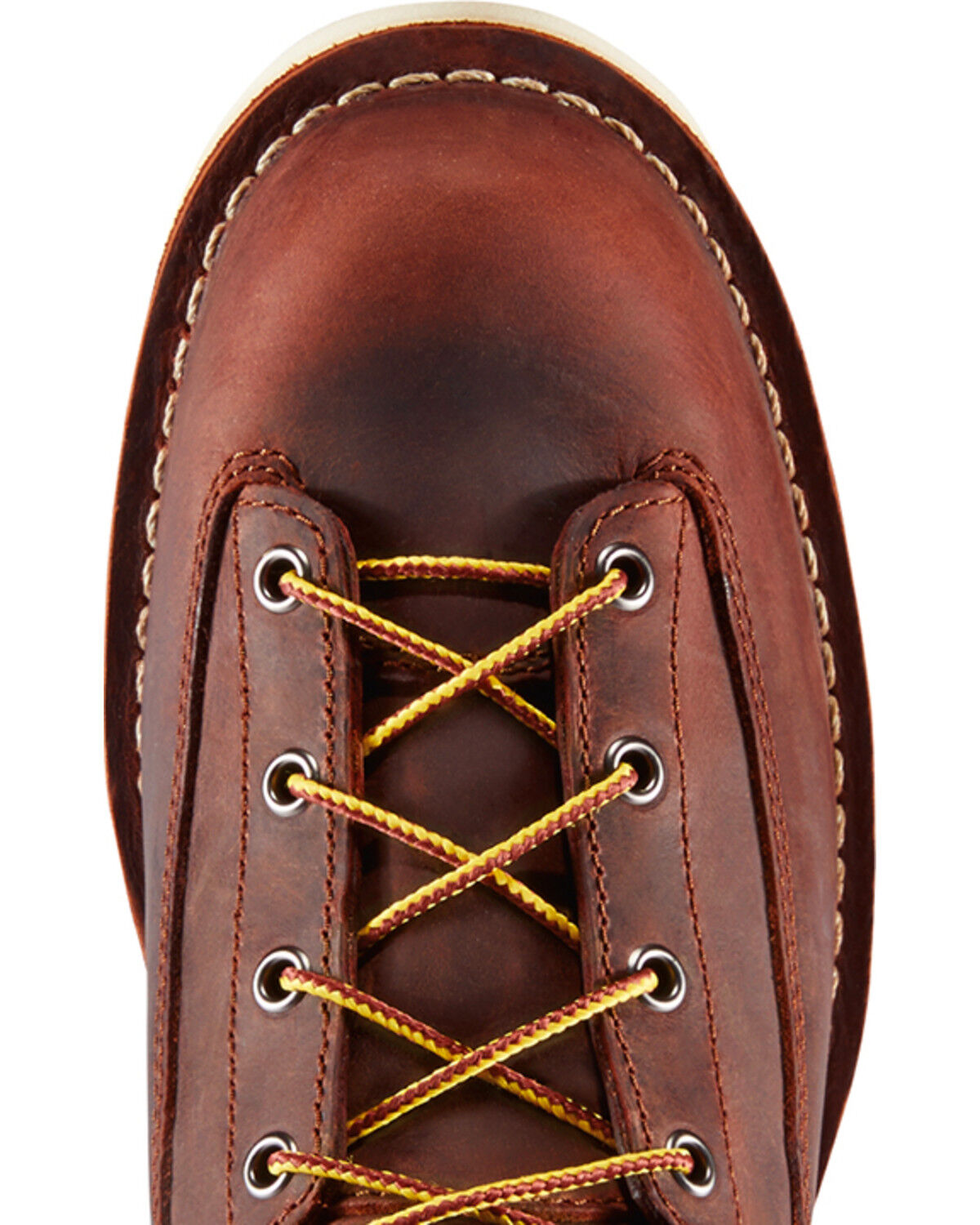 Image #5 - Danner Men's Bull Run 8" Work Boots - Plain Toe, Brown, hi-res