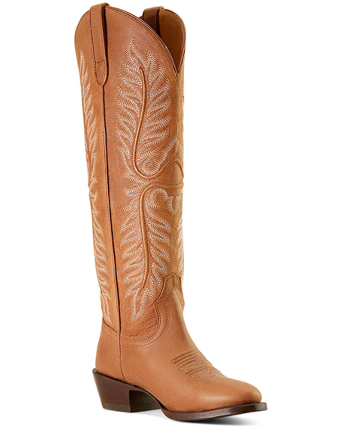 Image #1 - Ariat Women's Belle Stretchfit Tall Western Boots - Round Toe, Brown, hi-res