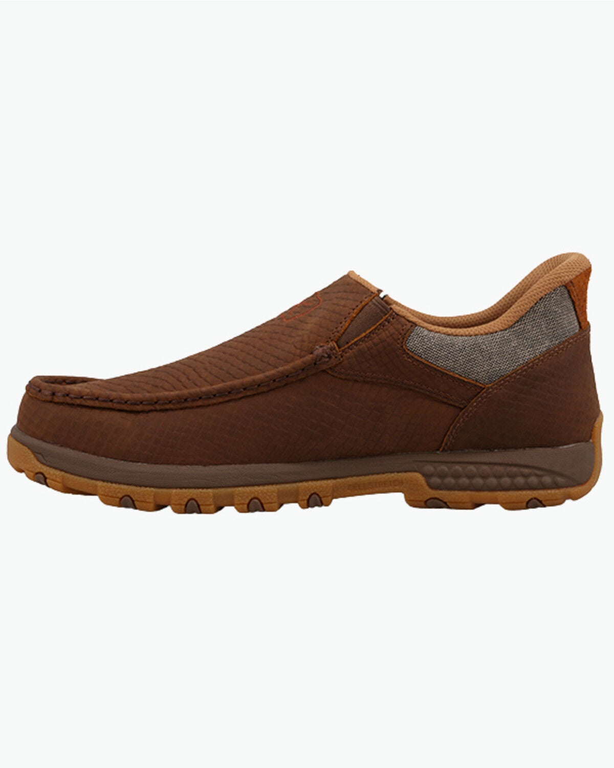Image #3 - Twisted X Men's Slip-On Driving Mocs, Caramel, hi-res