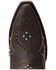 Image #6 - Lane Women's Cossette Western Booties - Snip Toe, Cognac, hi-res