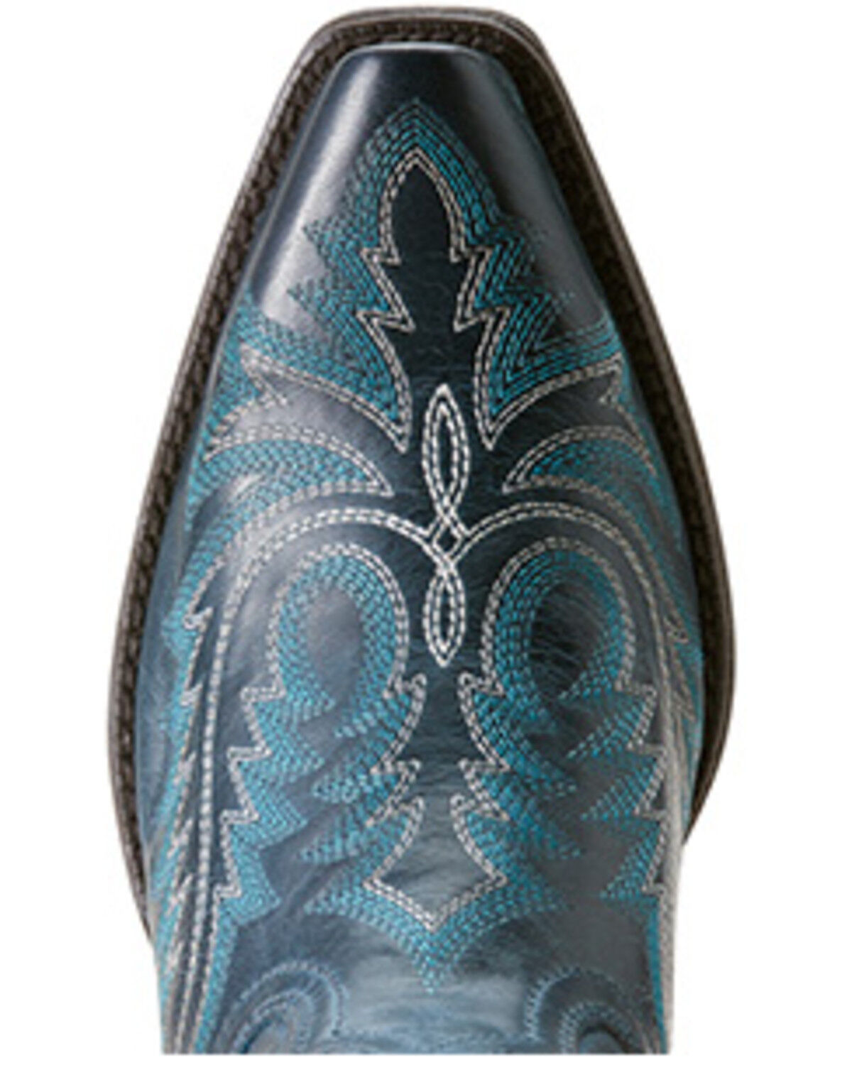 Image #4 - Ariat Women's Round Up Collins Western Boots - Snip Toe, Blue, hi-res