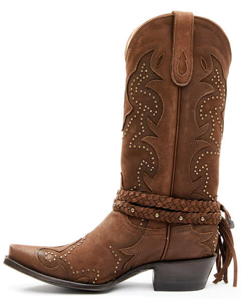 Image #3 - Idyllwind Women's Barfly Brown Western Boots - Snip Toe, Brown, hi-res