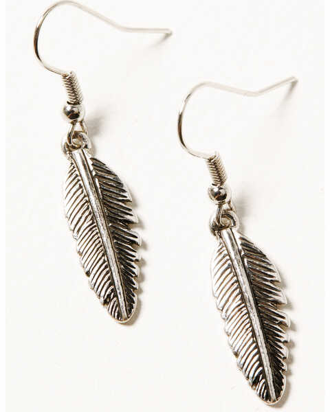 Image #4 - Shyanne Women's Semi-Precious Dangle Earrings - 3-Set, Silver, hi-res