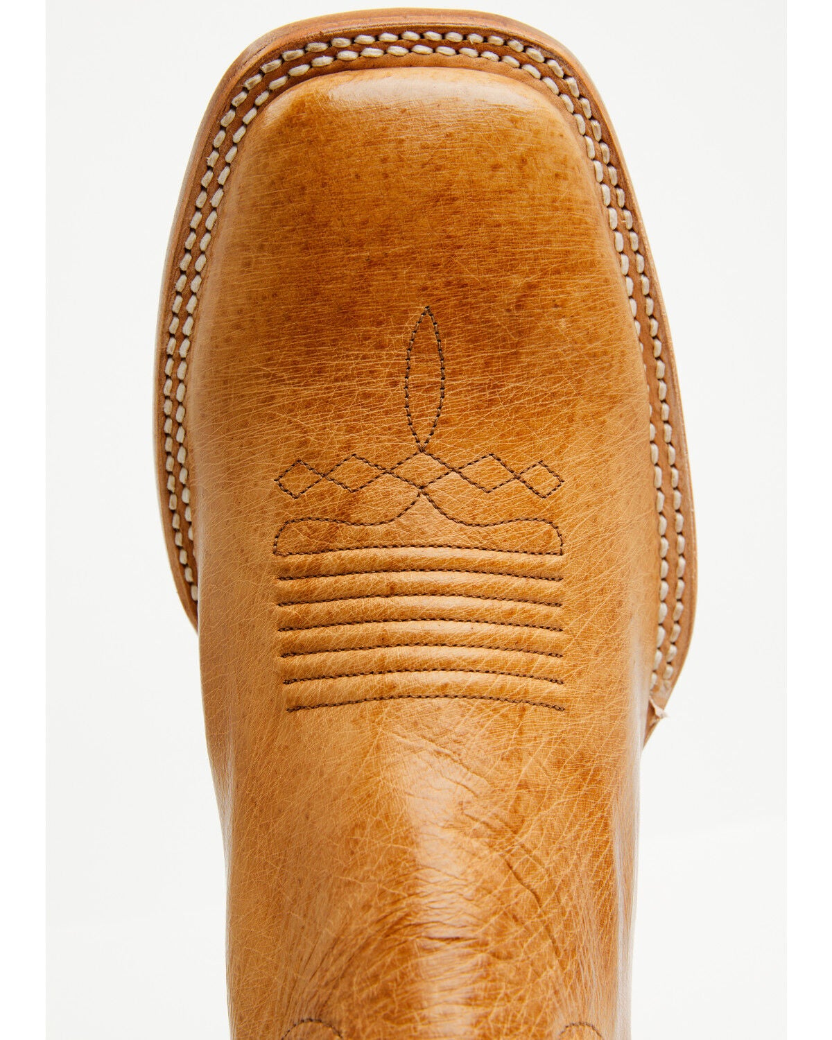 Image #6 - Cody James Men's Exotic Ostrich Western Boots - Broad Square Toe, Brandy Brown, hi-res